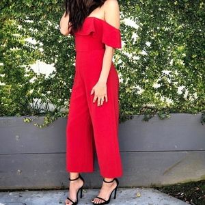 H & M Red Pantsuit